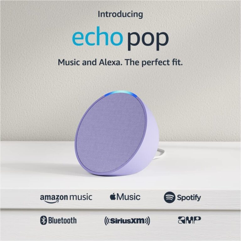 Echo Pop: Compact Smart Speaker with Alexa